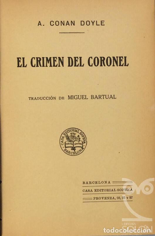 Libros: Aventuras de Gerard/El crimen del coronel - Arthur Conan Doyle - Foto 4