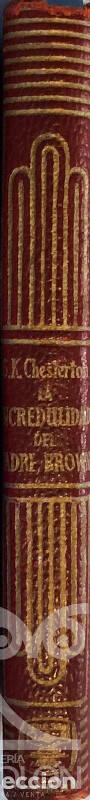 Libros: La incredulidad del Padre Brown - Gilbert Keith Chesterton - Foto 3
