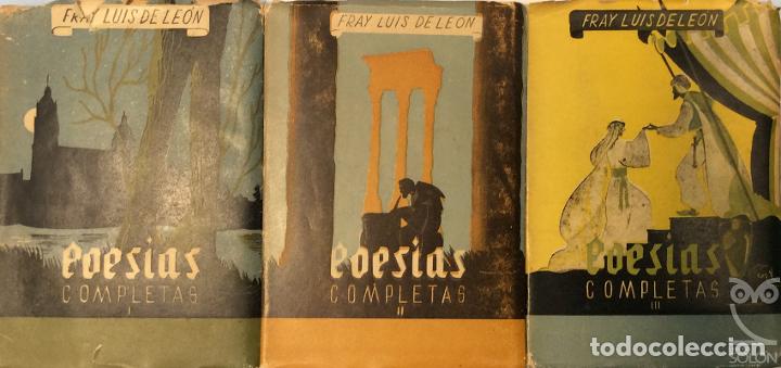 Libros: Poesias completas - 3 Tomos. - Fray Luis de Le&oacute;n - Foto 1