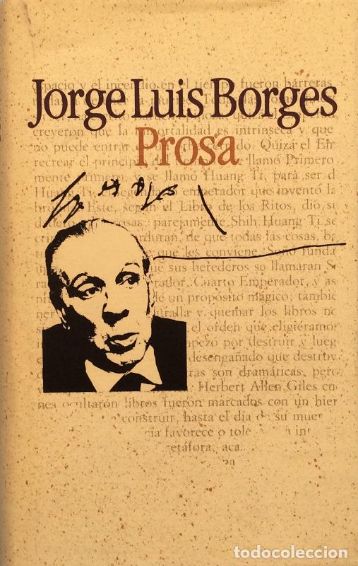 Libros: Prosa - Jorge Luis Borges - Foto 1