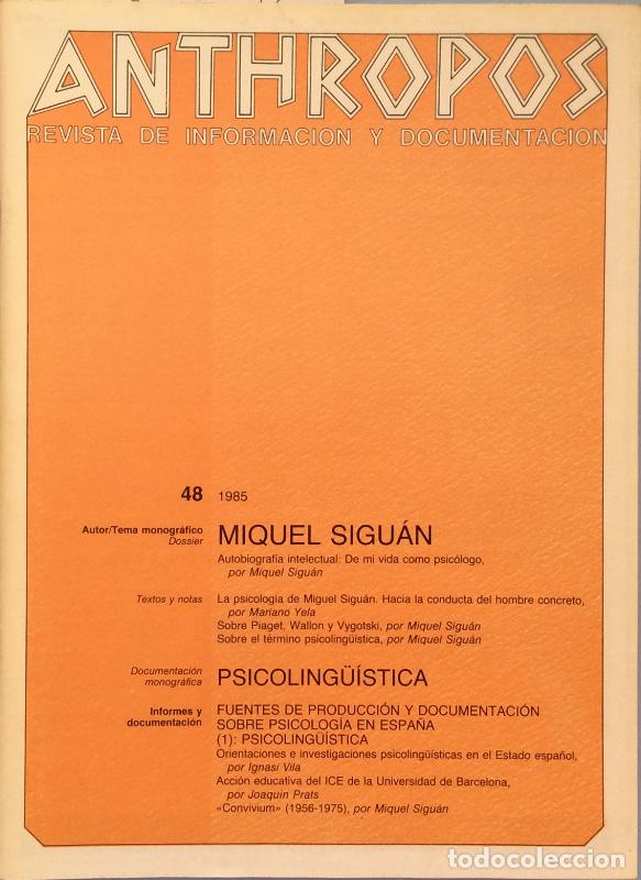 Libros: Anthropos. N&ordm; 48 / 1985 - Aa. Vv. - Foto 1