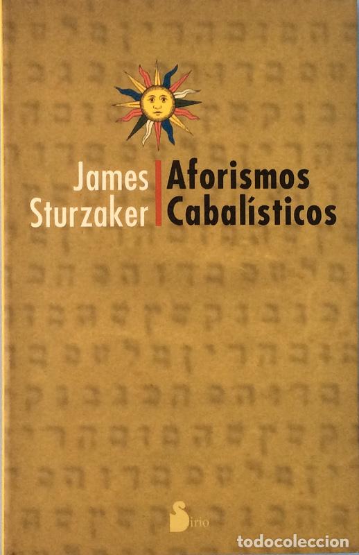 Libros: Aforismos cabal&iacute;sticos - James Sturzaker - Foto 1