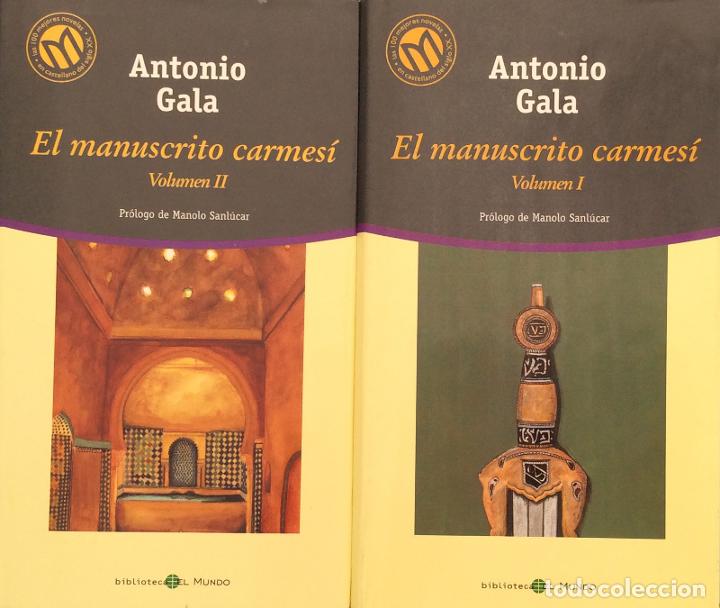 Libros: El manuscrito carmes&iacute; 2 Vol. - Antonio Gala - Foto 1