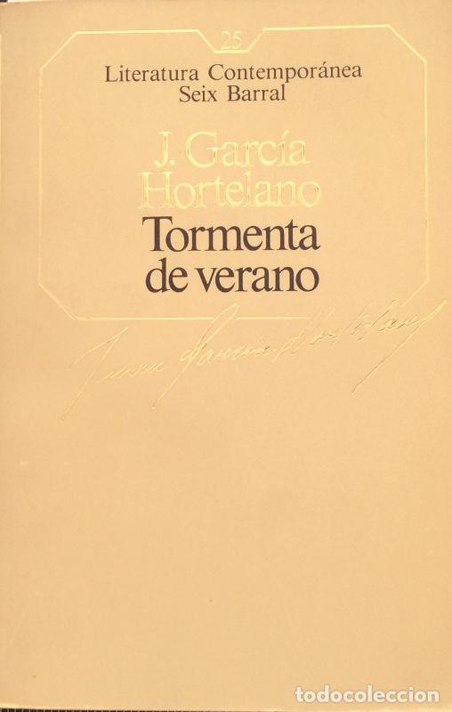 Libros: Tormenta de verano - J. Garc&iacute;a Hortelano - Foto 1