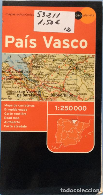 Libros: Mapas Auton&oacute;micos. Pa&iacute;s Vasco - Equipo Planeta - Foto 1