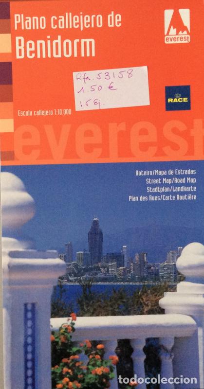 Libros: Plano callejero de Benidorm - Equipo Everest - Foto 1