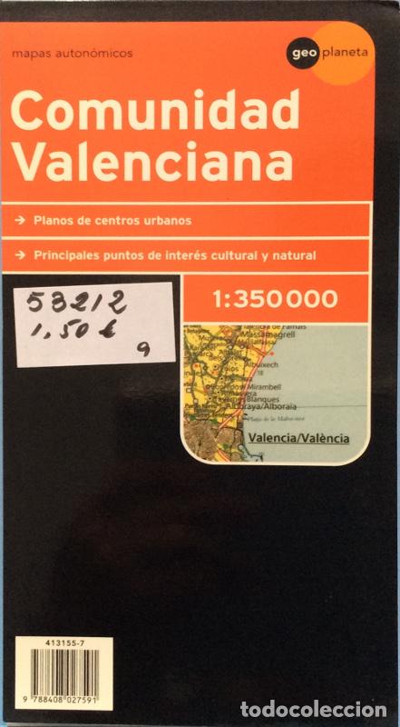 Libros: Mapas Auton&oacute;micos. Comunidad Valenciana - Equipo Planeta - Foto 1