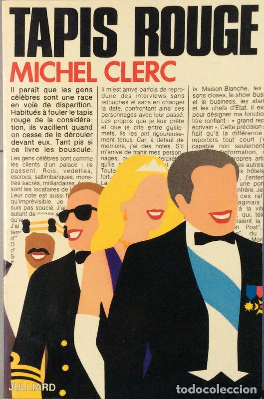 Libros: Tapis rouge - Michel Clerc - Foto 1