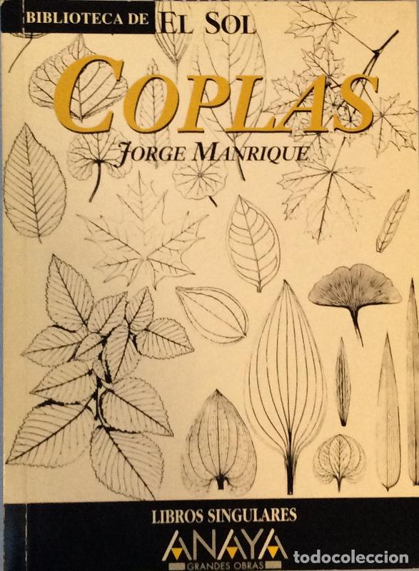 Libros: Coplas - Jorge Manrique - Foto 1