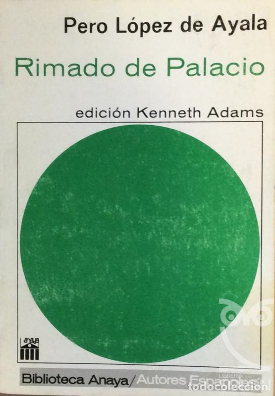 Libros: Rimado de Palacio - Pero L&oacute;pez de Ayala - Foto 1