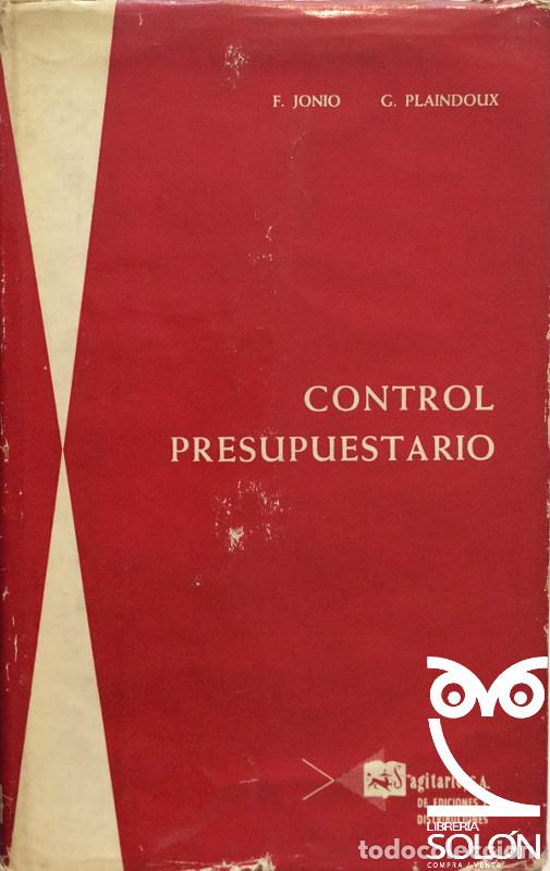 Libros: Control presupuestario - F. Jonio / G. Plaindoux - Foto 1