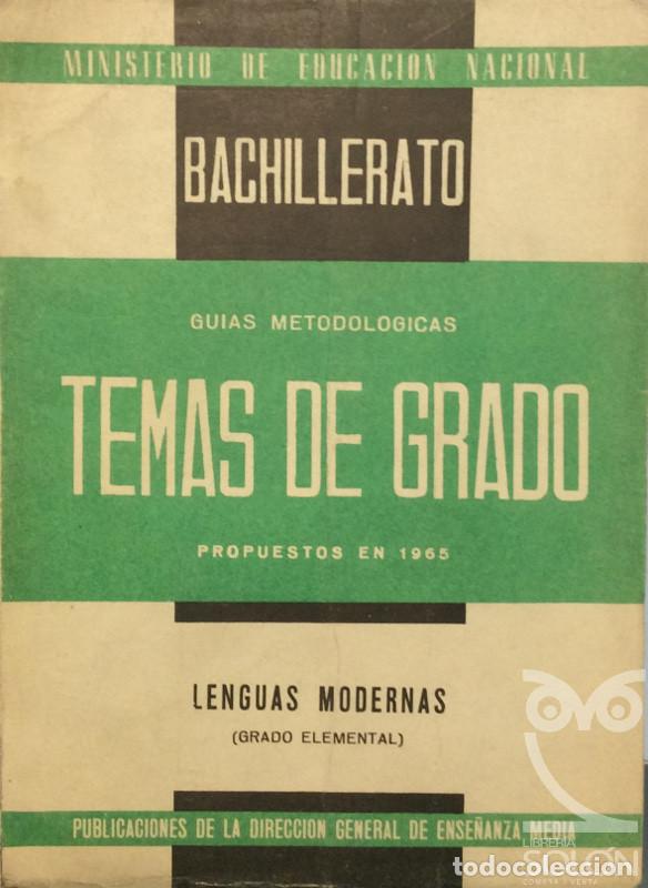 Libros: Temas de examenes de grado elemental de bachillerato - Aa. Vv. - Foto 1
