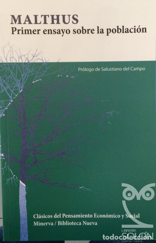 Libros: Primer ensayo sobre la poblaci&oacute;n - Thomas Robert Malthus - Foto 1
