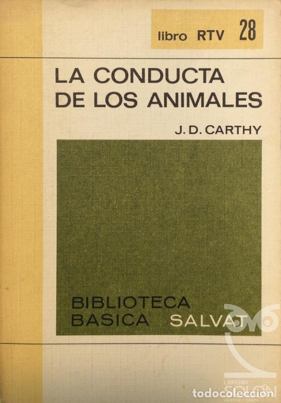 Libros: La conducta de los animales - J. D. Carthy - Foto 1