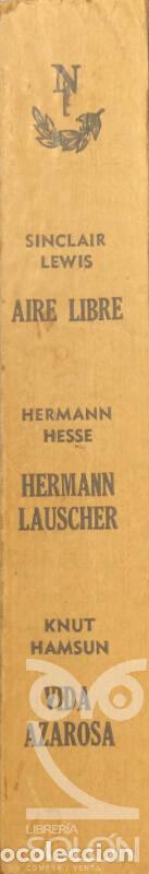 Libros: Aire libre/Hermann Lauscher/Vida azarosa - Aa. Vv. - Foto 2