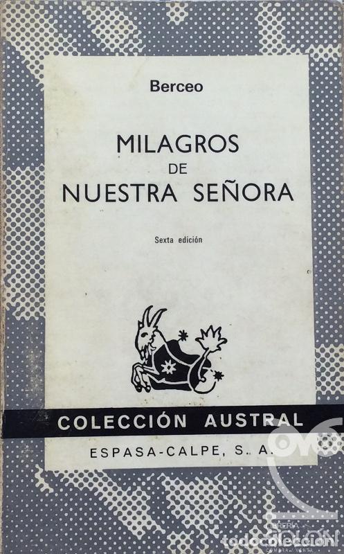 Libros: Milagros de nuestra se&ntilde;ora - Berceo - Foto 1