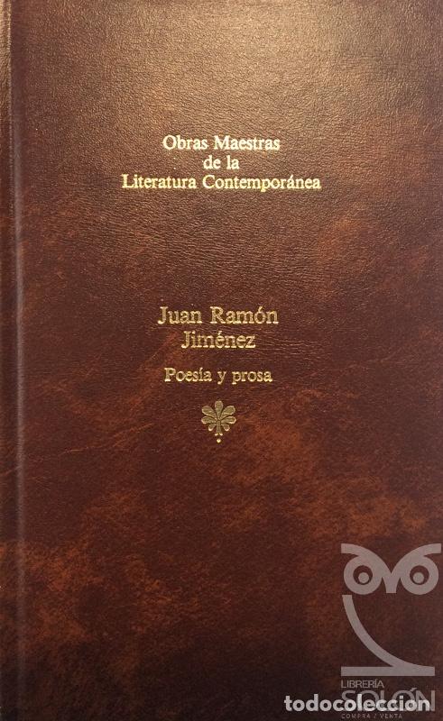Libros: Poes&iacute;a y Prosa - Juan Ram&oacute;n Jim&eacute;nez - Foto 1