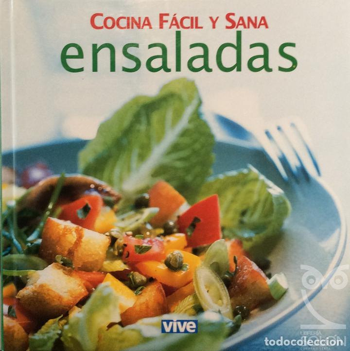 Libros: Cocina f&aacute;cil y sana, ensaladas - Aa. Vv. - Foto 1