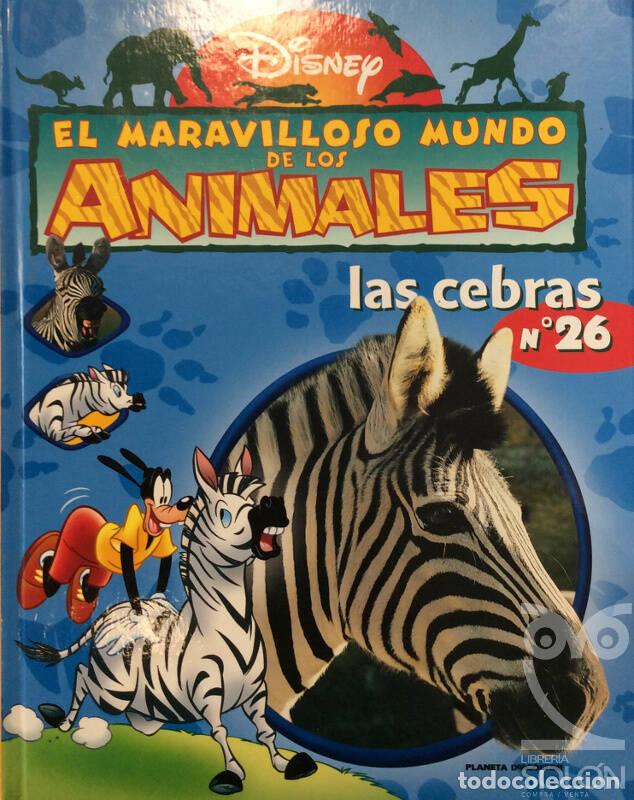 Libros: El maravilloso mundo de los animales -Las cebras n&ordm; 26 - Aa. Vv.