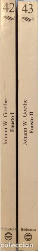 Libros: Fausto - 2 Vols. - Johann W. Goethe - Foto 2