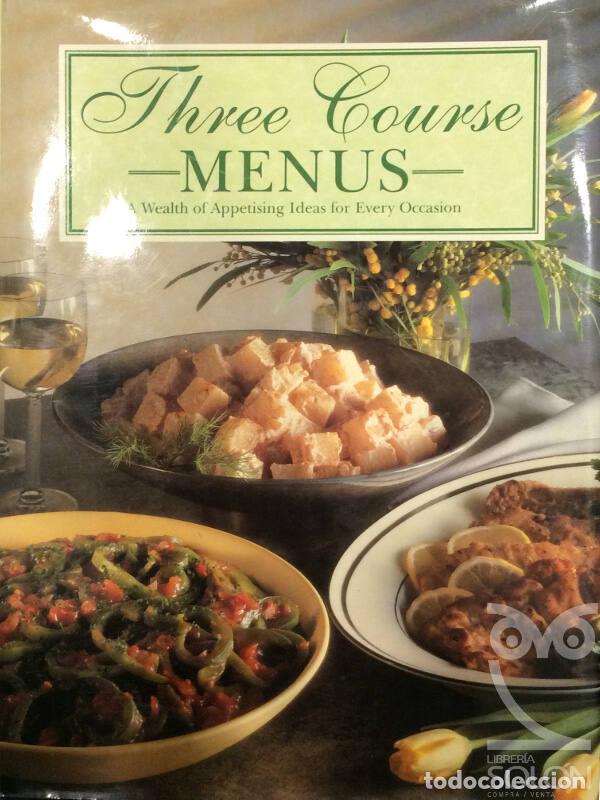 Libros: Three Course Menus - An&oacute;nimo - Foto 1