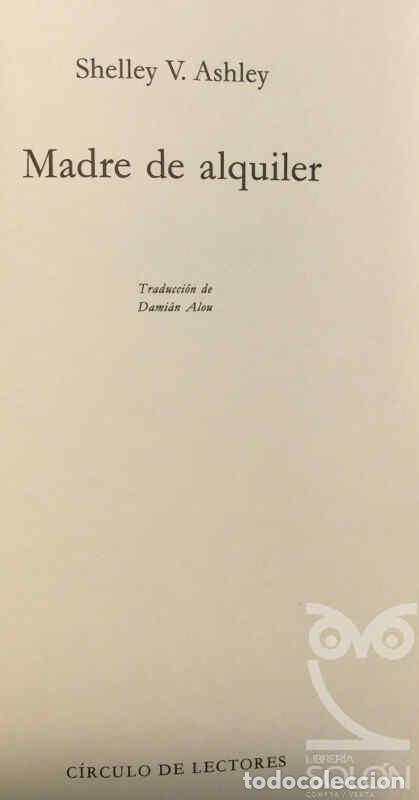 Libros: Madre de alquiler - Shelley V. Ashley - Foto 2