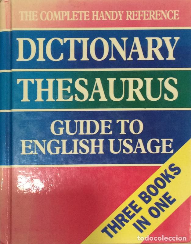 Libros: Dictionary Thesaurus. Guide to English Usage - Aa. Vv. - Foto 1
