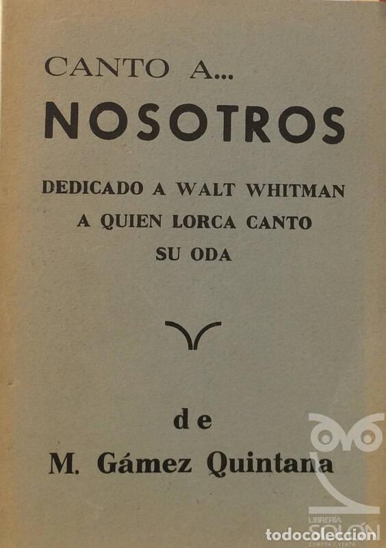 Libros: Canto a nosotros... - M. G&aacute;mez Quintana - Foto 1