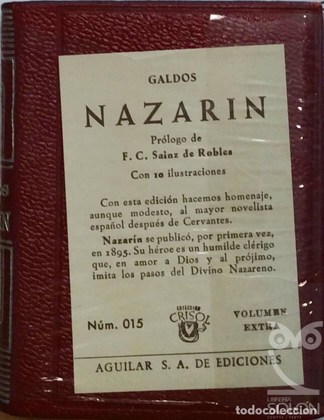 Libros: Nazar&iacute;n - Benito P&eacute;rez Gald&oacute;s - Foto 1