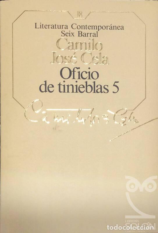 Libros: Oficio de tinieblas 5 - Camilo Jos&eacute; Cela - Foto 1