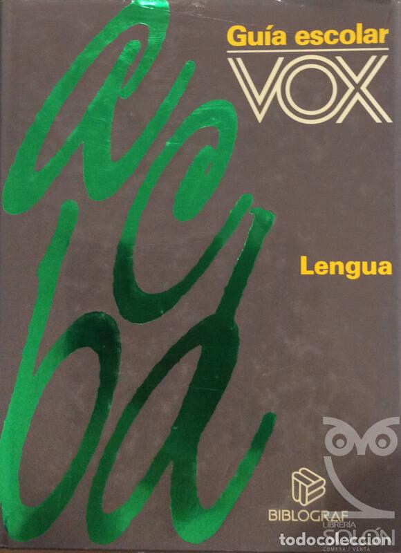 Libros: Gu&iacute;a escolar Vox - Lengua - Aa. Vv. - Foto 1