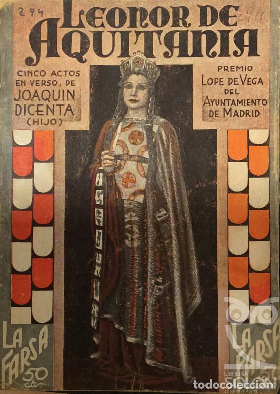 Libros: Leonor de Aquitania - Joaqu&iacute;n Dicenta - Foto 1