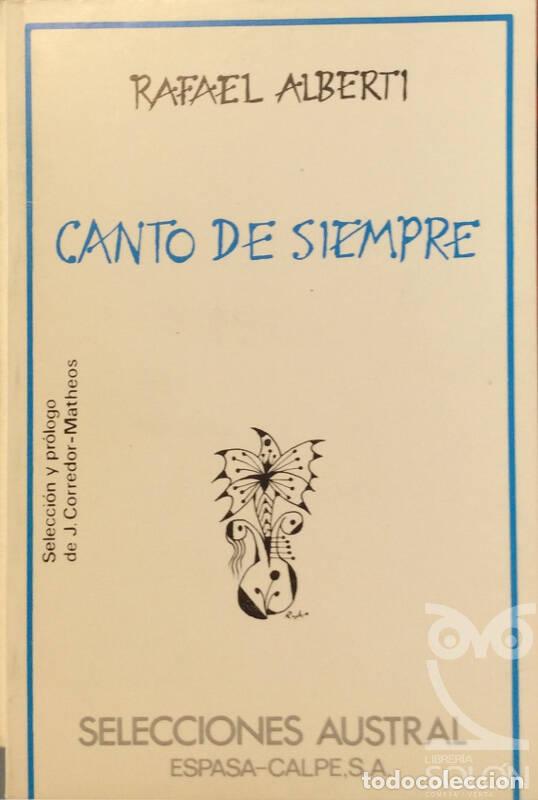 Libros: Canto de siempre - Rafael Alberti - Foto 1