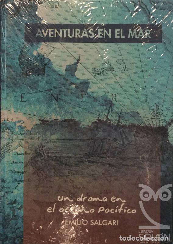 Libros: Un drama en el Oc&eacute;ano Pac&iacute;fico - Emilio Salgari - Foto 1