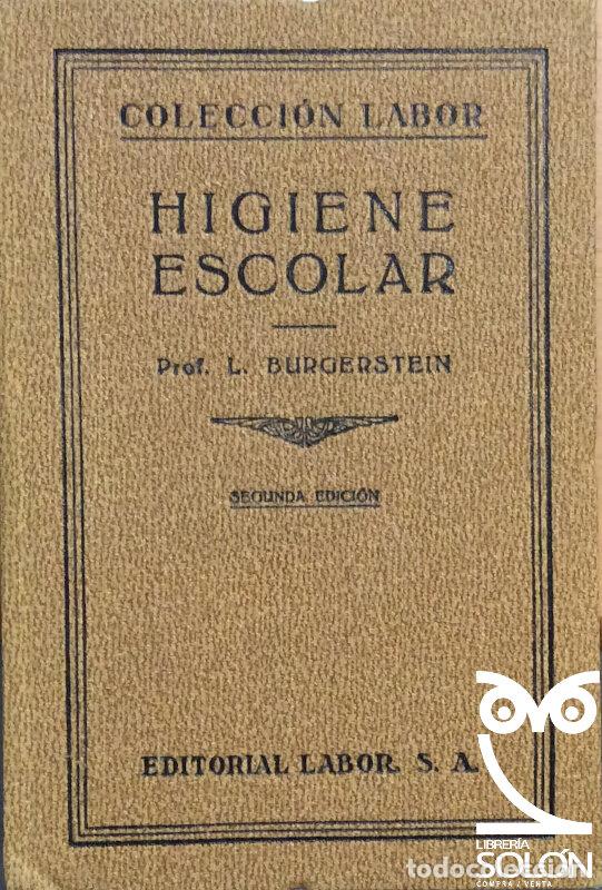 Libros: Higiene escolar - Leo Burgerstein - Foto 1