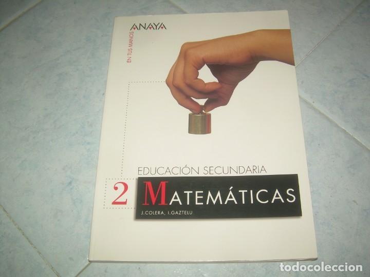 Libros: MATEM&Aacute;TICAS 2 2&ordm; ESO SECUNDARIA. ANAYA 2007. LIBRO DE TEXTO, ESCOLAR - Foto 1