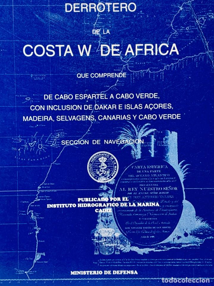 B&uuml;cher: Derrotero de la Costa W de &Aacute;frica. Num. 4 y Addenda. 1996. Publicaciones de Defensa.