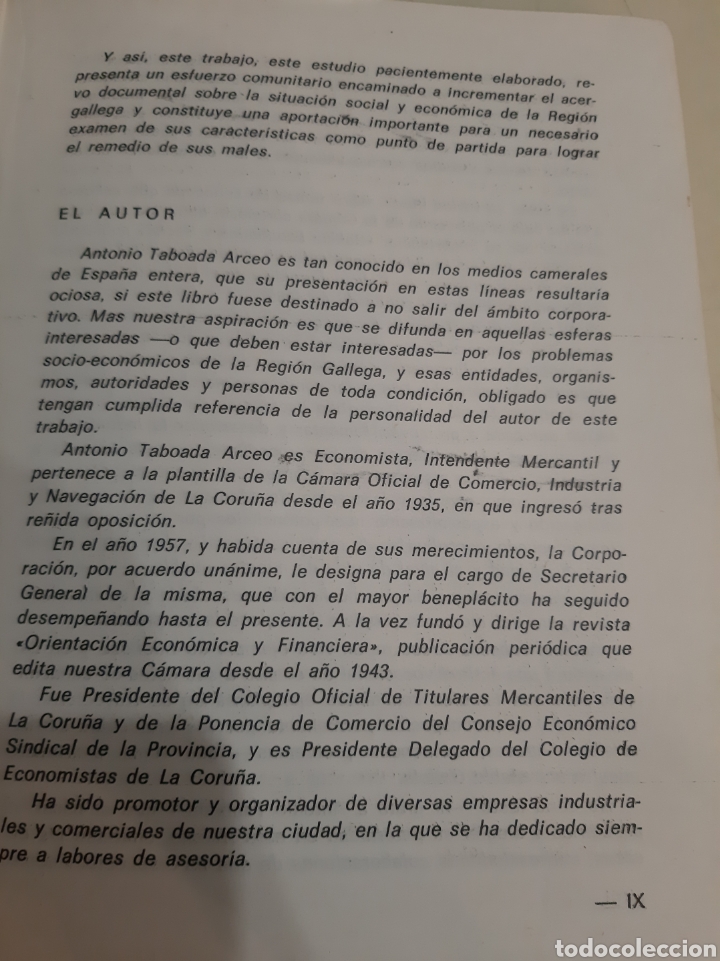 Libros: GALICIA ANTONIO TABOADA ARCEO ESTRUCTURA Y RITMO SOCIO ECON&Oacute;MICOS 1971 - Foto 6