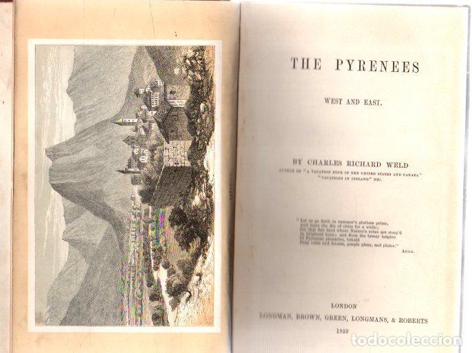 Libros: The Pyrenees, west and east - Weld, Charles Richard - Foto 1