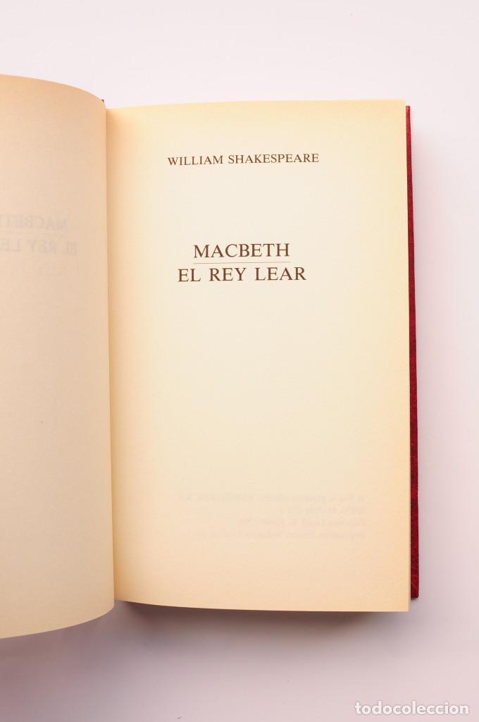 Libros: Macbeth, El Rey Lear - SHAKESPEARE, William - Foto 2