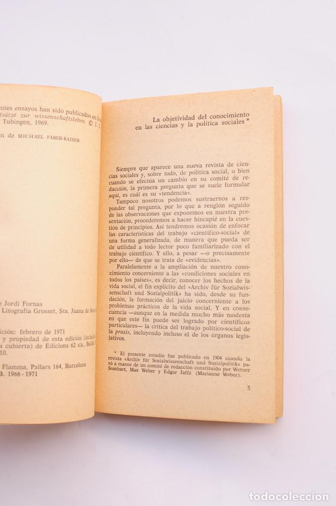 Libros: Sobre la teor&iacute;a de las ciencias sociales - WEBER, Max - Foto 3