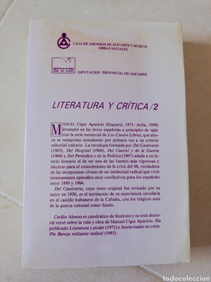 Libros: El libro de la vida tr&aacute;gica del cautiverio, edici&oacute;n de cecilio Alonso - Foto 2
