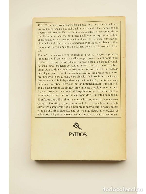 Libros: El miedo a la libertad - FROMM, Erich - Foto 3