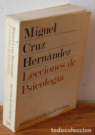 Libros: LECCIONES DE PSICOLOG&Iacute;A - MIGUEL CRUZ HERN&Aacute;NDEZ - Foto 1