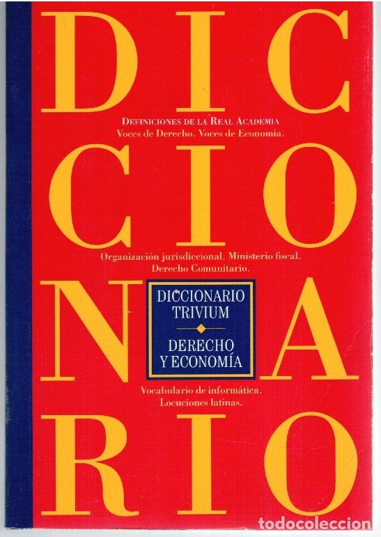 B&uuml;cher: DICCIONARIO TRIVIUM DE DE DERECHO Y ECONOM&Iacute;A - VV.AA.