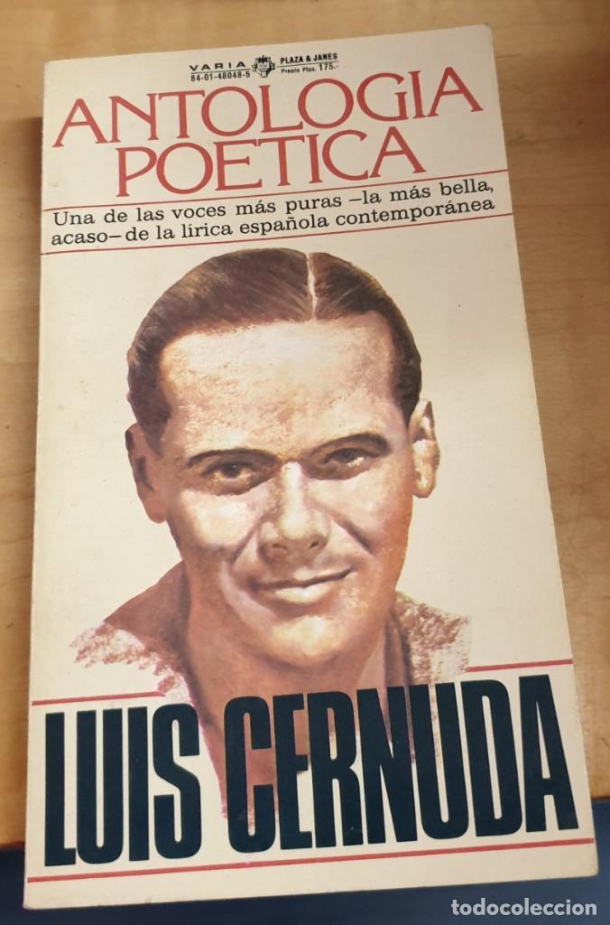 Libros: &rdquo;Antolog&iacute;a po&eacute;tica&rdquo; - &rdquo;CERNUDA, LUIS&rdquo; - Foto 1