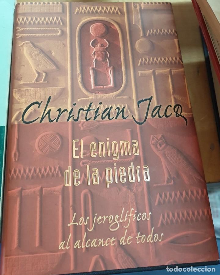 Libros: &rdquo;El enigma de la piedra&rdquo; - &rdquo;JACQ, CHRISTIAN&rdquo; - Foto 1