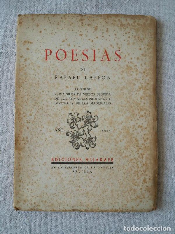 Libros: Poes&iacute;as. - LAFF&Oacute;N, Rafael: - Foto 1