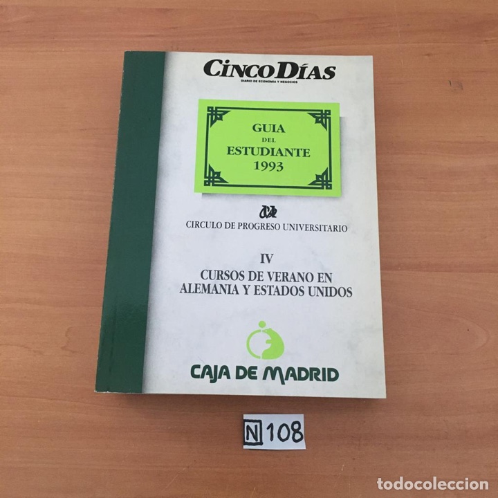 Libros: Gu&iacute;a Del Estudiante 1993 - Foto 1