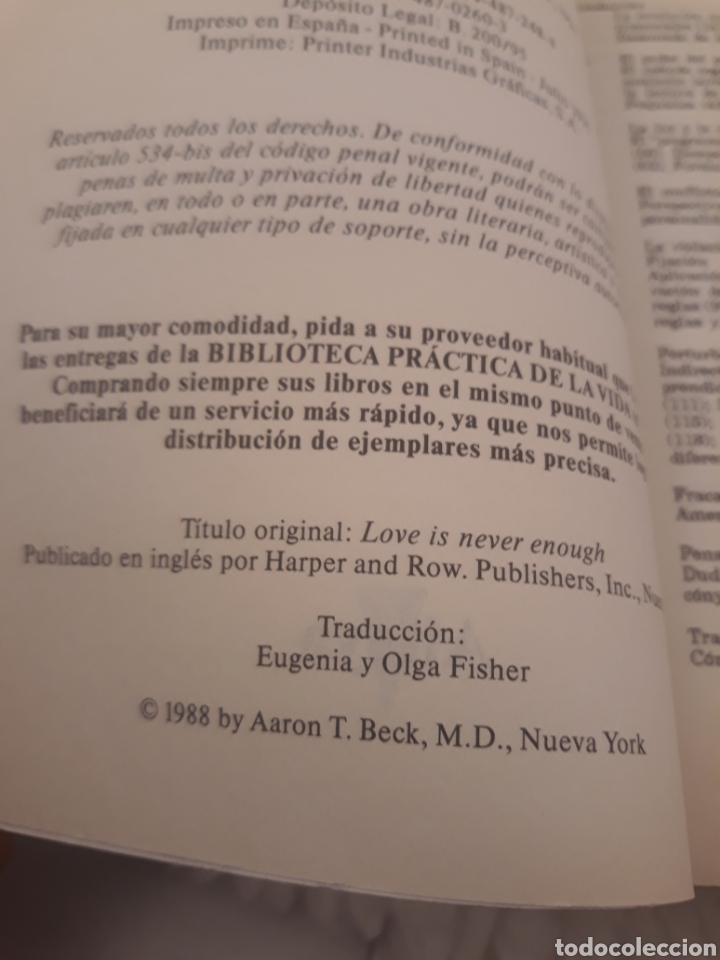 Libros: Con el amor no basta. Altaya. Vida actual. - Foto 3